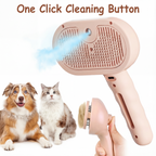 Dog Brush Dog Cat Steam Self Cleaning Deshedding Grooming Spray