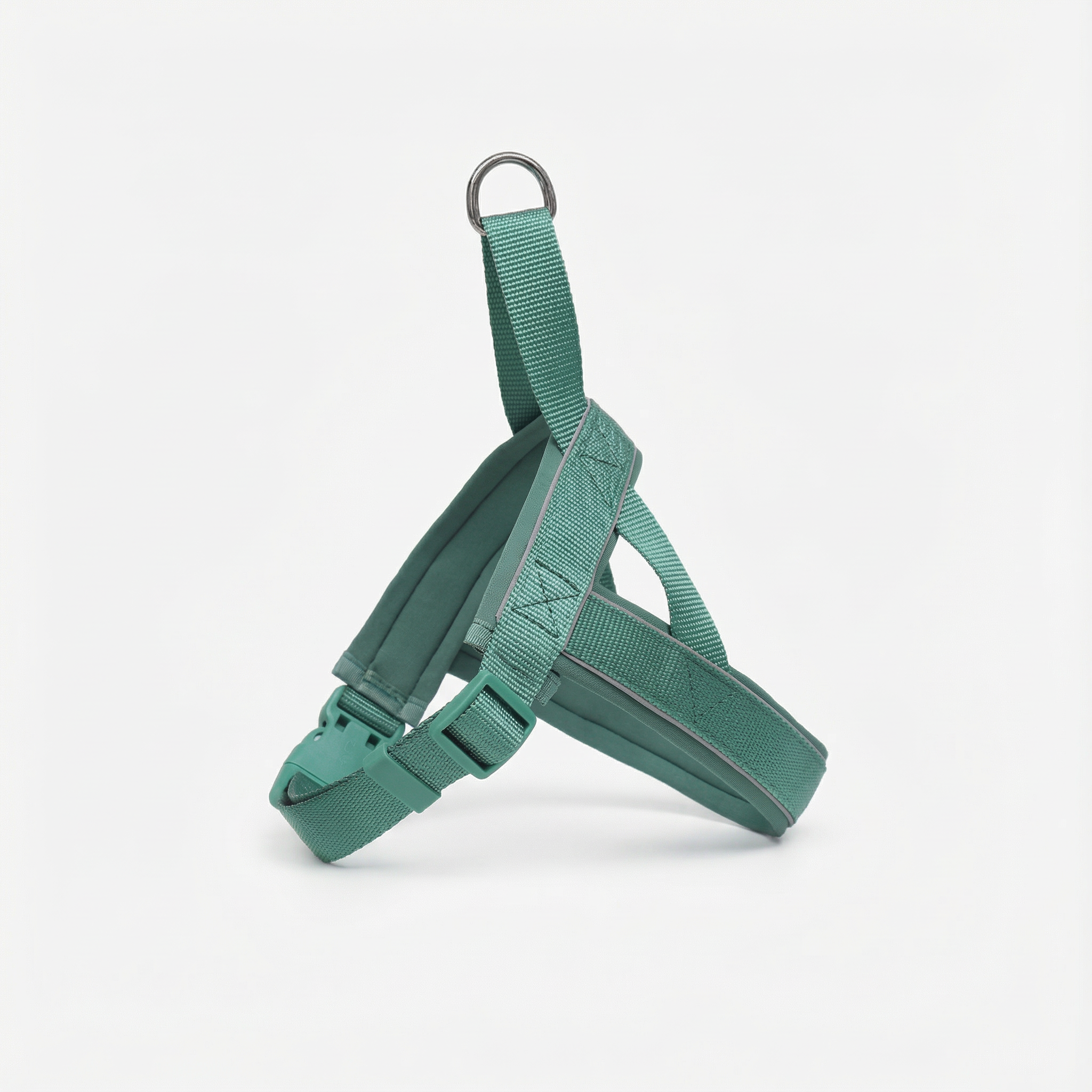 Dog Harness Collar Lead Reflective Adjustable No-Pull Nylon