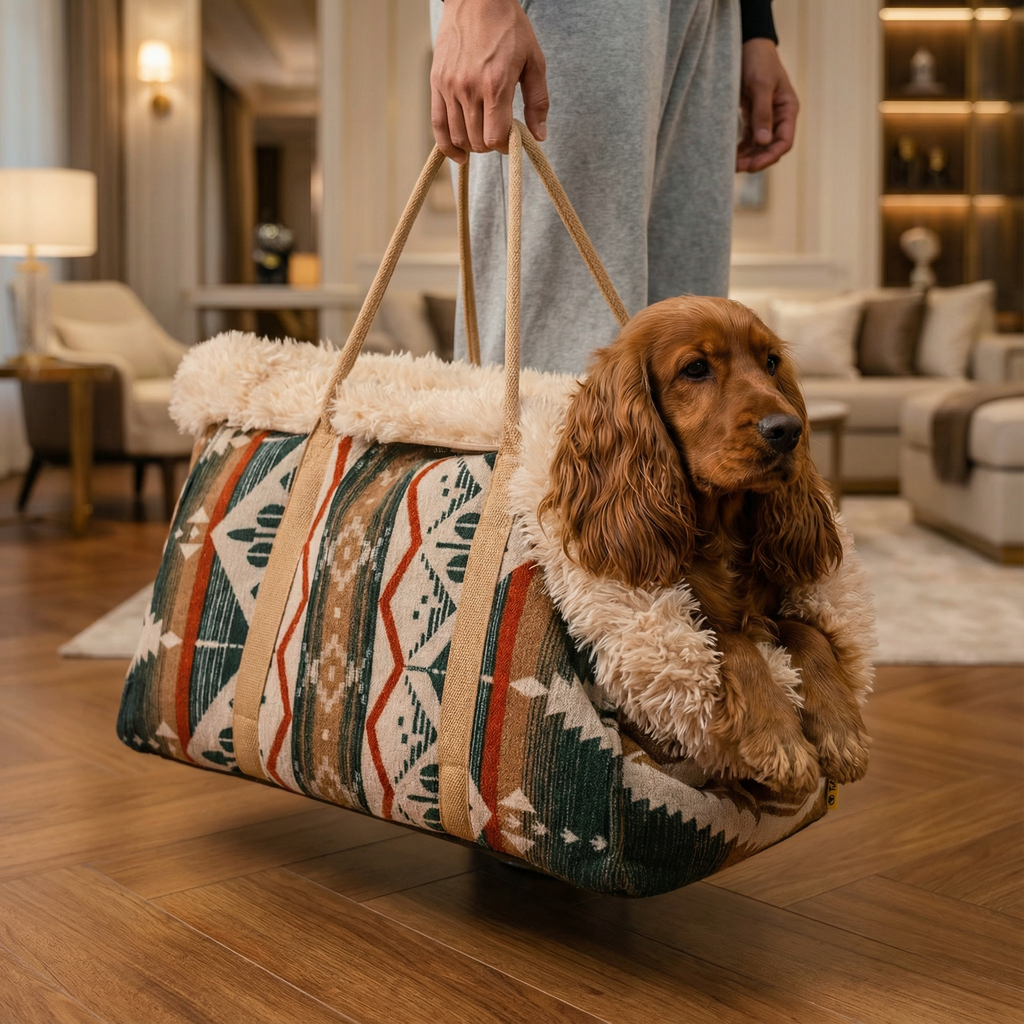 Dog Crate Dog Carrier Reversible All Season Travel Sleeping Bag Machine Washable