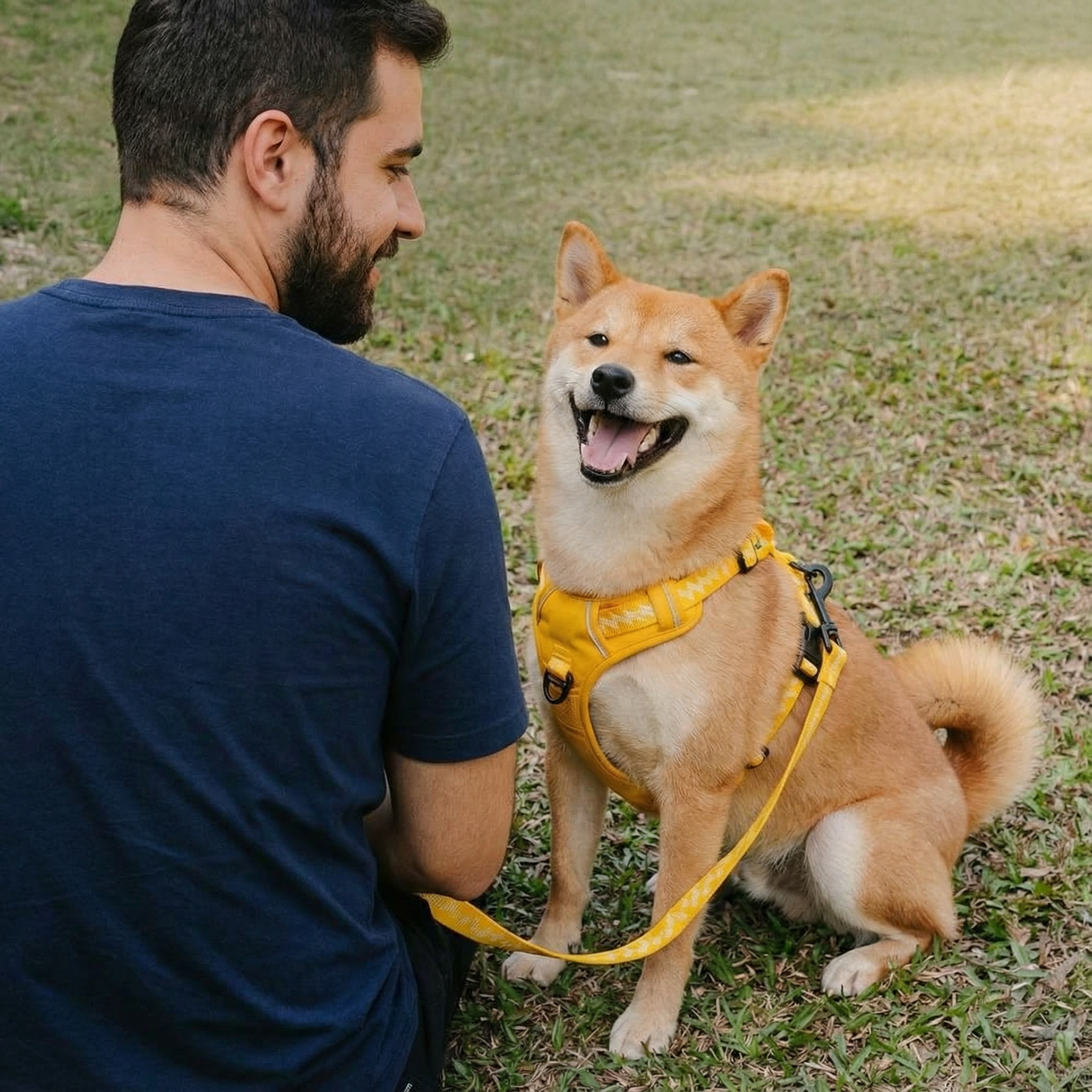 Dog Harness Reflective Adjustable No-Pull Outdoor