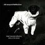 Dog Harness Dog Rain Jacket Waterproof Reflective All-Weather