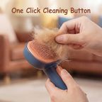 Dog Brush Self Cleaning Slicker Deshedding Metal Pins